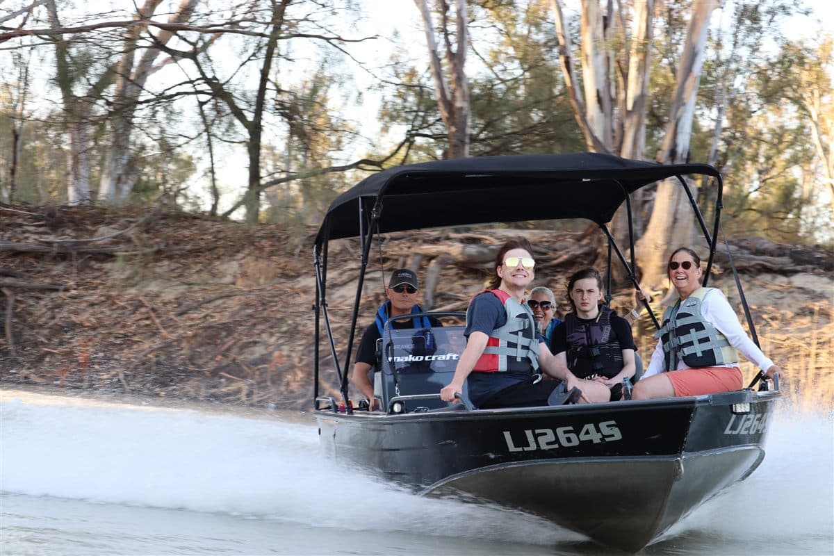 Moments from the guided tinny tour